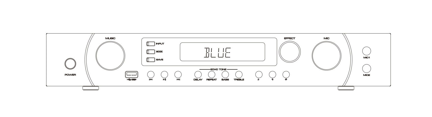 D類數位綜合擴大機